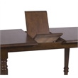 Sunset Trading 5PC 60-in Rectangular Extending Dining Table Set Black Brown Wood
