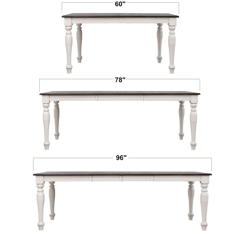 French Chic 7PC Extendable 60-96