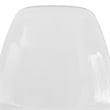 LeisureMod Cresco Modern Eiffel Base Dining Side Chair in Clear