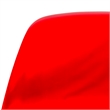 LeisureMod Cresco Modern Eiffel Base Dining Side Chair in Red