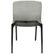 LeisureMod Murray Mid-Century Modern Dining Side Chair in Black