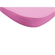 LeisureMod Modern Dining Chair Fabric Cushions With Ties in Pink