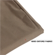 LeisureMod Durable Patio Brown Fabric Hanging Egg Swing Chair Canvas Cover