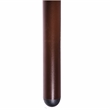 LeisureMod Devon Modern Glass Top Brown Aluminum Base Outdoor 47