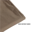 LeisureMod Hanging Fabric Single Egg Swing Chair Cover in Brown