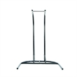 LeisureMod Charcoal Wicker Double 2-Person Hanging Egg Swing Chair in Dark Grey