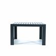 LeisureMod Chelsea 7-Piece Patio Set with Coffee Table and Cushions Light Gray