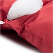 LeisureMod 2 person Double Egg Swing Chair Cushion in Red