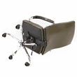 LeisureMod Sonora Modern High-Back Leather Conference Office Chair Olive Green