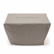 LeisureMod Chelsea Waterproof Fabric Rectangle Fire Pit Table Cover Brown