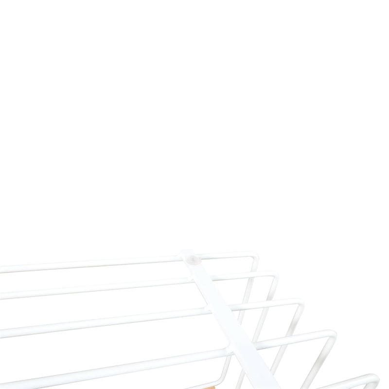 LeisureMod Walden Rectangular Wood Coffee Table Powder Coated Steel Frame White