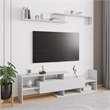 LeisureMod Surrey Mid-Century Wood TV Stand for TVs up to 62
