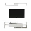 LeisureMod Surrey Mid-Century Wood TV Stand for TVs up to 62