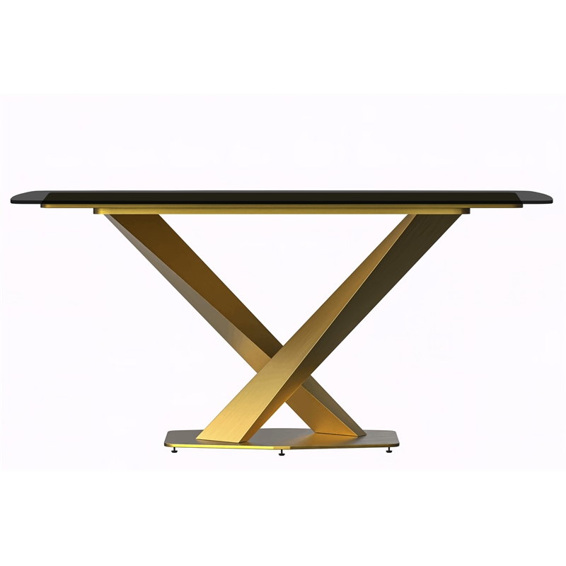 LeisureMod Voren Dining Table with 55