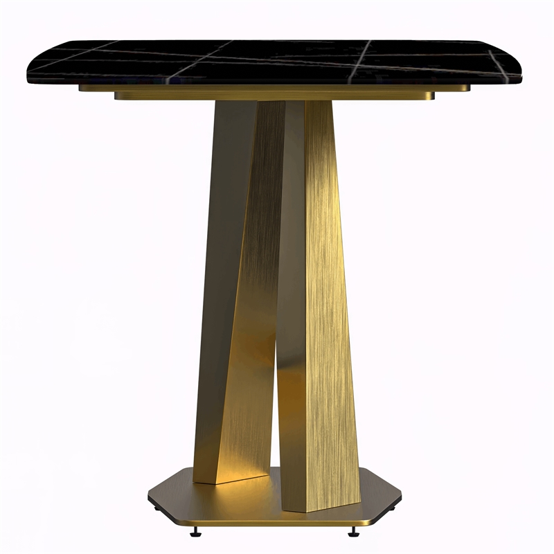 LeisureMod Voren Dining Table with 55