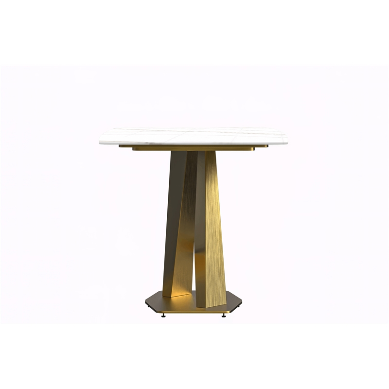 LeisureMod Voren Dining Table with 55
