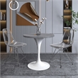 LeisureMod Verve Dining Table with a 27