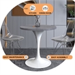 LeisureMod Verve Dining Table with a 27