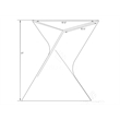 LeisureMod Randolph Modern Triangle End Table in Grey Set of 2