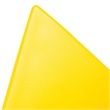 LeisureMod Randolph Modern Triangle End Table in Yellow Set of 2