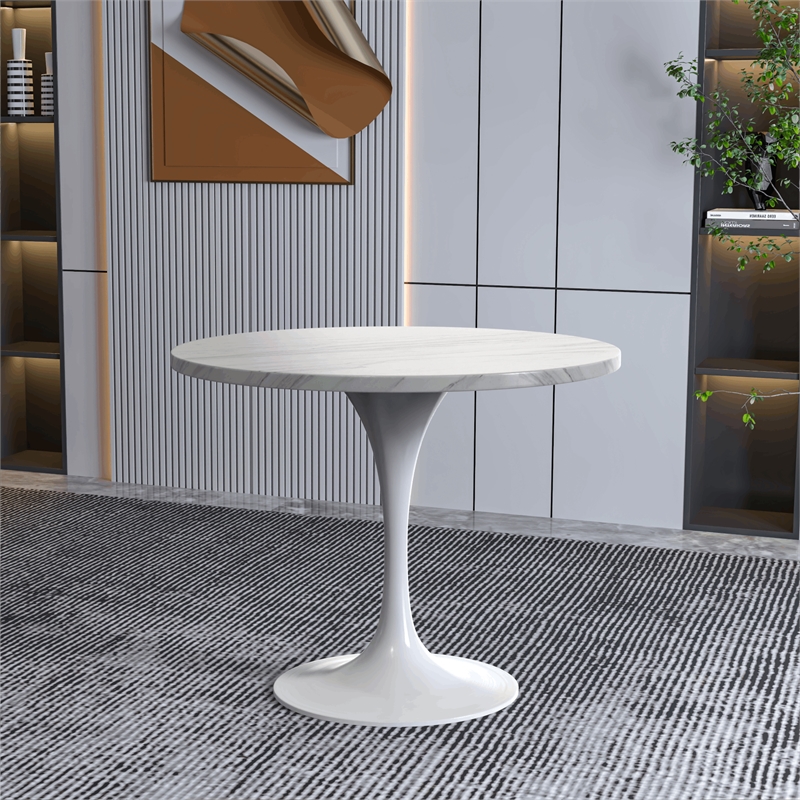 LeisureMod Verve Dining Table with a 36