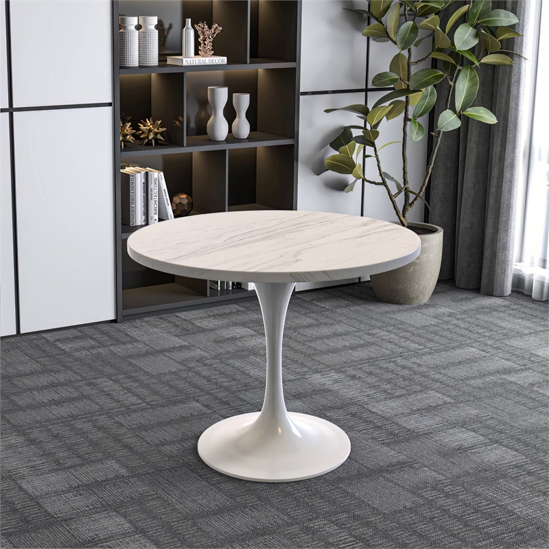 LeisureMod Verve Dining Table with a 36