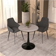 LeisureMod Bristol Dining Table with a 27 