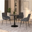 LeisureMod Bristol Dining Table with a 36 