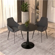 LeisureMod Bristol Dining Table with a 36 