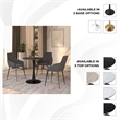 LeisureMod Bristol Dining Table with a 36 