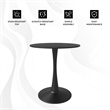 LeisureMod Bristol Dining Table with a 36 