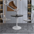 LeisureMod Verve Dining Table with a 27