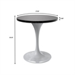 LeisureMod Verve Dining Table with a 27