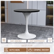 LeisureMod Verve Dining Table with a 27