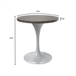 LeisureMod Verve Dining Table with a 27