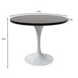 LeisureMod Verve Dining Table with a 36