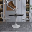 LeisureMod Verve Dining Table with a 36