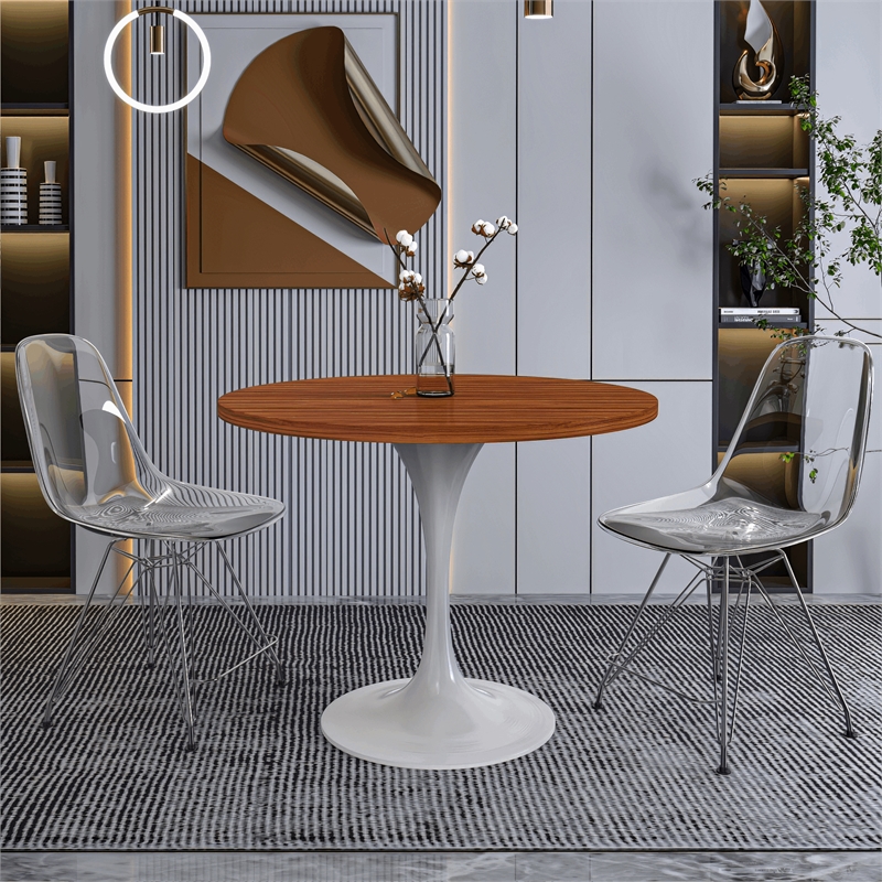 LeisureMod Verve Dining Table with a 36