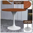 LeisureMod Verve Dining Table with a 36