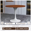 LeisureMod Verve Dining Table with a 36