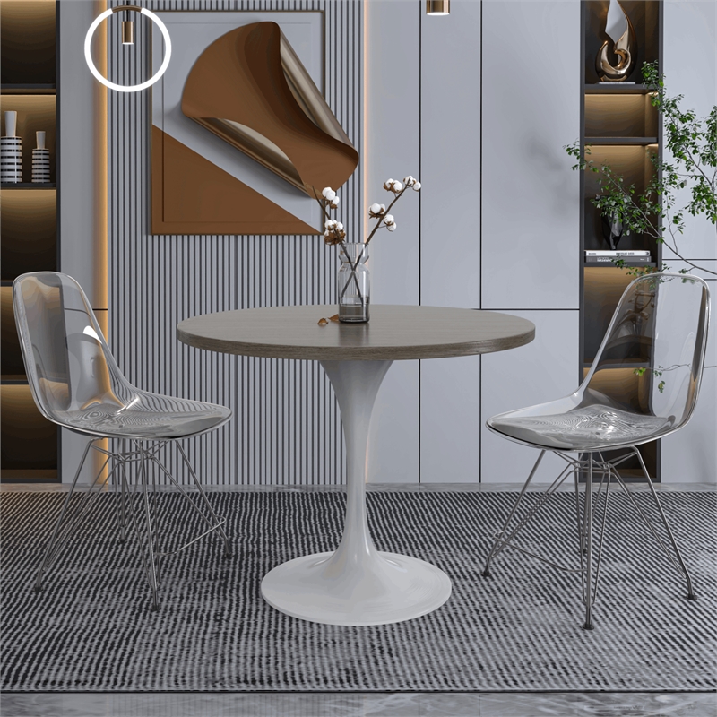 LeisureMod Verve Dining Table with a 36