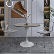 LeisureMod Verve Dining Table with a 36