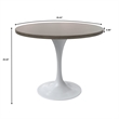 LeisureMod Verve Dining Table with a 36