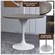 LeisureMod Verve Dining Table with a 36