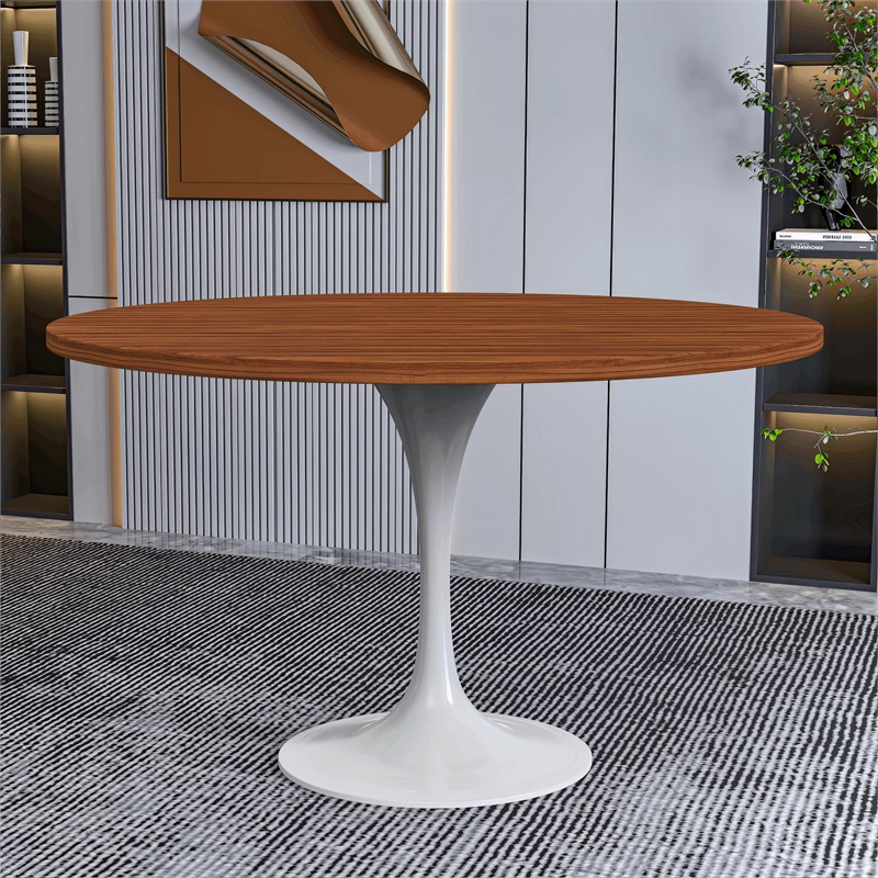 LeisureMod Verve Dining Table with a 48