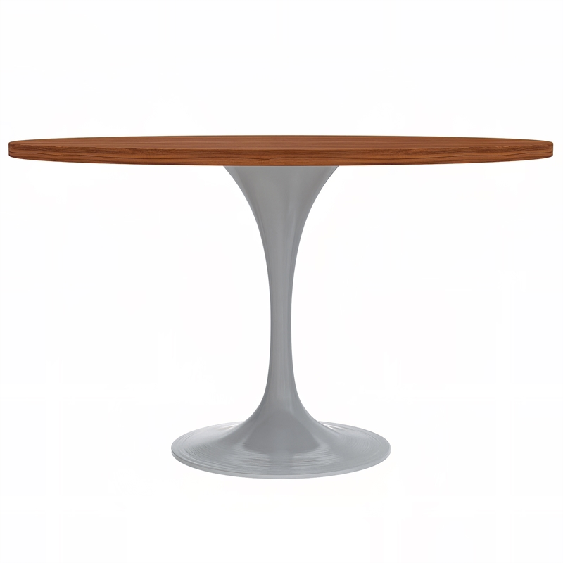 LeisureMod Verve Dining Table with a 48
