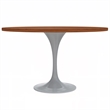 LeisureMod Verve Dining Table with a 48