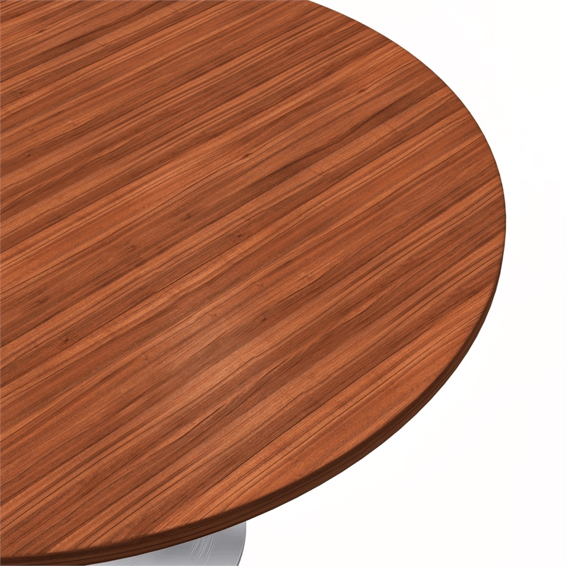 LeisureMod Verve Dining Table with a 48
