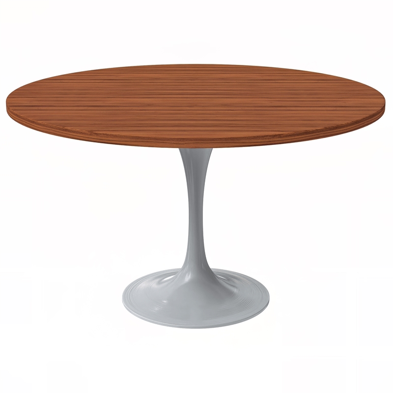 LeisureMod Verve Dining Table with a 48