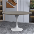 LeisureMod Verve Dining Table with a 48